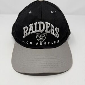 Vintage Los Angeles Raiders Hat Cap Snapback Drew Pearson Arch Black NFL